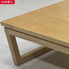 千匠一品 现代风格 实木+实木多层板贴白蜡木皮 时尚大气茶几k28-J