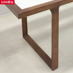 千匠一品 现代风格 岩板+实木框架 时尚大气茶台K30-J