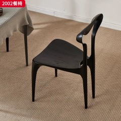 千匠一品 中古风格 白蜡木 时尚优雅休闲椅2002-J