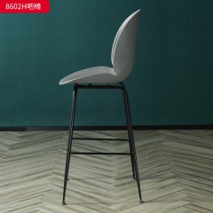 千匠一品 现代风格 PP胶+五金脚架 时尚大气吧椅8602H-J