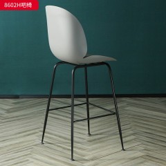 千匠一品 现代风格 PP胶+五金脚架 时尚大气吧椅8602H-J