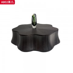 千匠一品 意式极简风格 环保中纤板贴拼花木皮 时尚优雅茶几A802-L