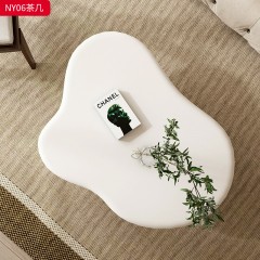 千匠一品 法式奶油风格 E1级环保中纤板+烤漆 时尚优雅茶几NY06-L