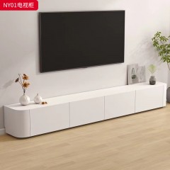 千匠一品 现代奶油风格 E1级环保中纤板+烤漆 时尚简约电视柜NY01-L