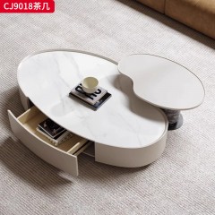 千匠一品 意式极简风格 岩板+环保中纤板+烤漆工艺 时尚优雅茶几CJ9018-L