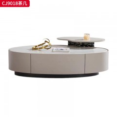千匠一品 意式极简风格 岩板+环保中纤板+烤漆工艺 时尚优雅茶几CJ9018-L