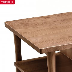 千匠一品 北欧风格 北美白蜡木 时尚大气茶几Y109-L