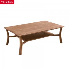 千匠一品 北欧风格 北美白蜡木 时尚大气茶几Y112-L