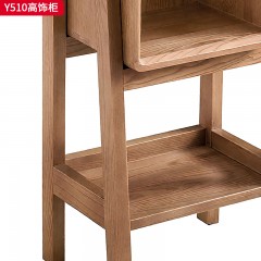 千匠一品 北欧风格 北美白蜡木 时尚大气高饰柜Y510-L