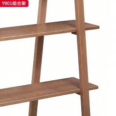 千匠一品 北欧风格 北美白蜡木 时尚大气组合架Y901-L