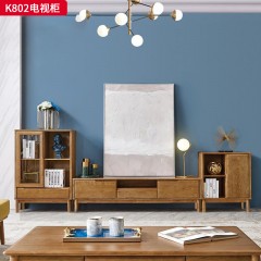 千匠一品 北欧风格 进口白蜡木 时尚大气电视柜K802-L