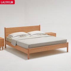 千匠一品 北欧风格 进口红橡木 时尚大气床LA2301-L