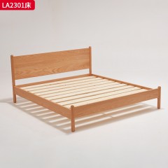 千匠一品 北欧风格 进口红橡木 时尚大气床LA2301-L