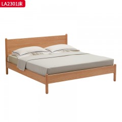 千匠一品 北欧风格 进口红橡木 时尚大气床LA2301-L
