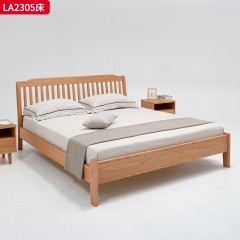 千匠一品 北欧风格 进口红橡木 时尚大气床LA2305-L