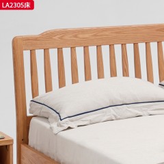 千匠一品 北欧风格 进口红橡木 时尚大气床LA2305-L