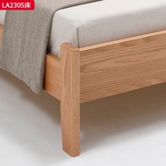 千匠一品 北欧风格 进口红橡木 时尚大气床LA2305-L
