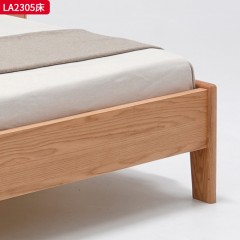 千匠一品 北欧风格 进口红橡木 时尚大气床LA2305-L