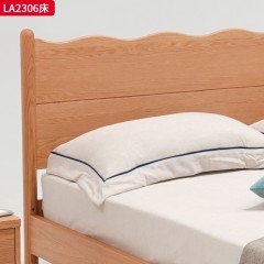 千匠一品 北欧风格 进口红橡木 时尚大气床LA2306-J