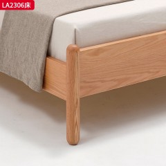 千匠一品 北欧风格 进口红橡木 时尚大气床LA2306-J