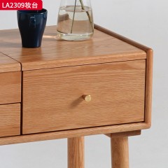 千匠一品 北欧风格 进口红橡木 时尚大气妆台LA2309-J