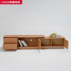 千匠一品 北欧风格 进口红橡木 时尚大气伸缩地柜LD926-J