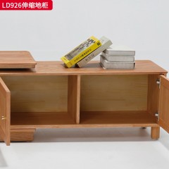 千匠一品 北欧风格 进口红橡木 时尚大气伸缩地柜LD926-J