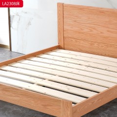 千匠一品 北欧风格 北美进口红橡木 时尚大气床LA2308-J