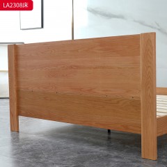 千匠一品 北欧风格 北美进口红橡木 时尚大气床LA2308-J
