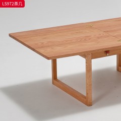 千匠一品 北欧风格 北美进口红橡木 时尚大气茶几LS972-J