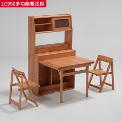 千匠一品 北欧风格 进口红橡木 时尚大气餐边柜LC950-J