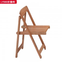 千匠一品 北欧风格 进口红橡木 时尚大气折叠椅LY980-J