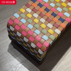 千匠一品 意式极简风格 白蜡木+马鞍革 时尚简约长凳CD-002-J