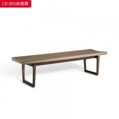 千匠一品 意式风格 马鞍皮+白蜡木 时尚大气长凳CD-005-J