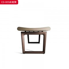 千匠一品 意式风格 马鞍皮+白蜡木 时尚大气长凳CD-005-J