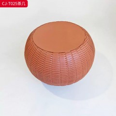 千匠一品 意式风格 马鞍革 时尚大气茶几CJ-T025-L