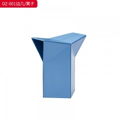 千匠一品 意式风格 铁架+马鞍革 时尚大气边几 凳DZ-001-J