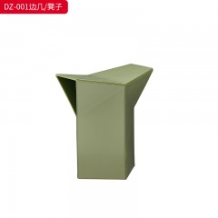 千匠一品 意式风格 铁架+马鞍革 时尚大气边几 凳DZ-001-J