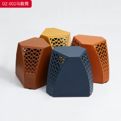 千匠一品 意式风格 马鞍革+铁架 时尚大气马鞍凳DZ-002-J
