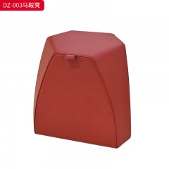 千匠一品 意式风格 马鞍革+木架 时尚大气马鞍凳DZ-003-J