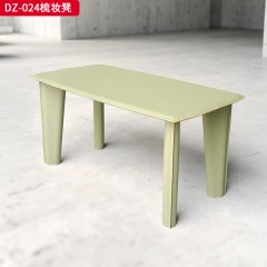 千匠一品 意式风格 铁架+夹板+马鞍皮 时尚大气梳妆凳DZ-024-J