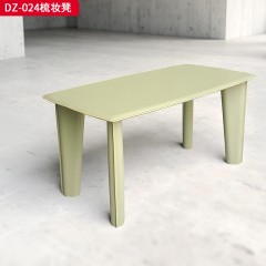 千匠一品 意式风格 铁架+夹板+马鞍皮 时尚大气梳妆凳DZ-024-J