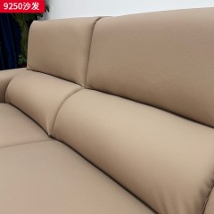 千匠一品 现代风格 生态真皮+高密度海绵+实木框架 时尚简约沙发9250-L