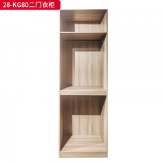 千匠一品 现代风格 实木板+环保密度板 时尚简约衣柜28-KG80-L