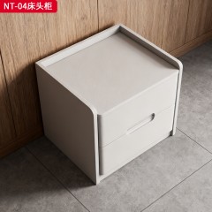 千匠一品 现代风格 实木板+封边+吸塑工艺 时尚简约床头柜NT-04-L