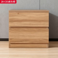 千匠一品 现代风格 实木板+封边工艺 时尚简约床头柜28-C03-L