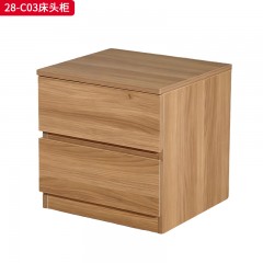 千匠一品 现代风格 实木板+封边工艺 时尚简约床头柜28-C03-L