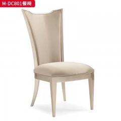 【精品】千匠一品 美式轻奢风格 榉木+软包 时尚大气餐椅M-DC801-L
