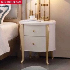 【精品】千匠一品 美式轻奢风格 榉木 时尚大气床头柜M-NT801-L