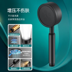 ●千匠一品 现代风格 不锈钢 家庭浴室不锈钢带过滤增压花洒-A